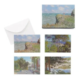 NEW Art Institute of Chicago CLAUDE MONET Boxed Note Cards 4 Images, 5 of Each